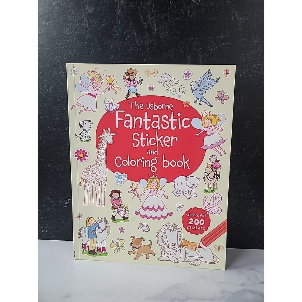 The Usborne Fantastic Sticker And Coloring Book